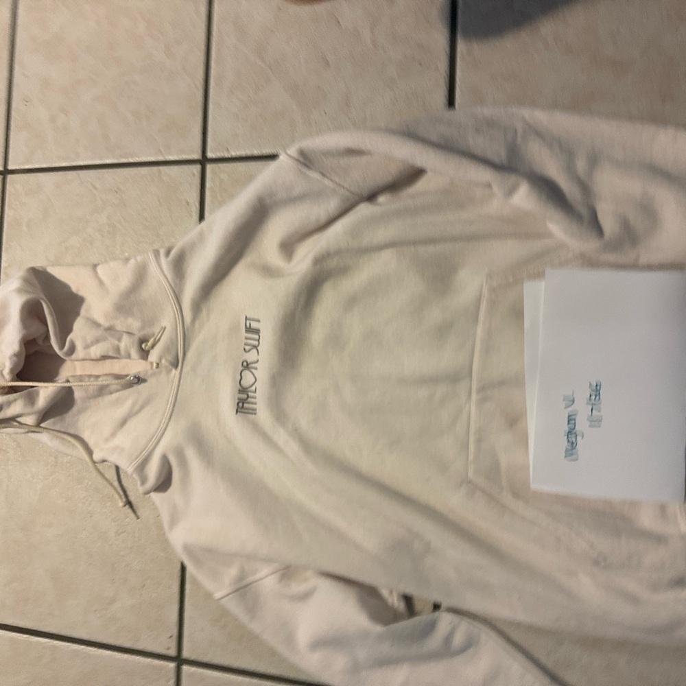 Taylor Swift Cream Hoodie eras tour